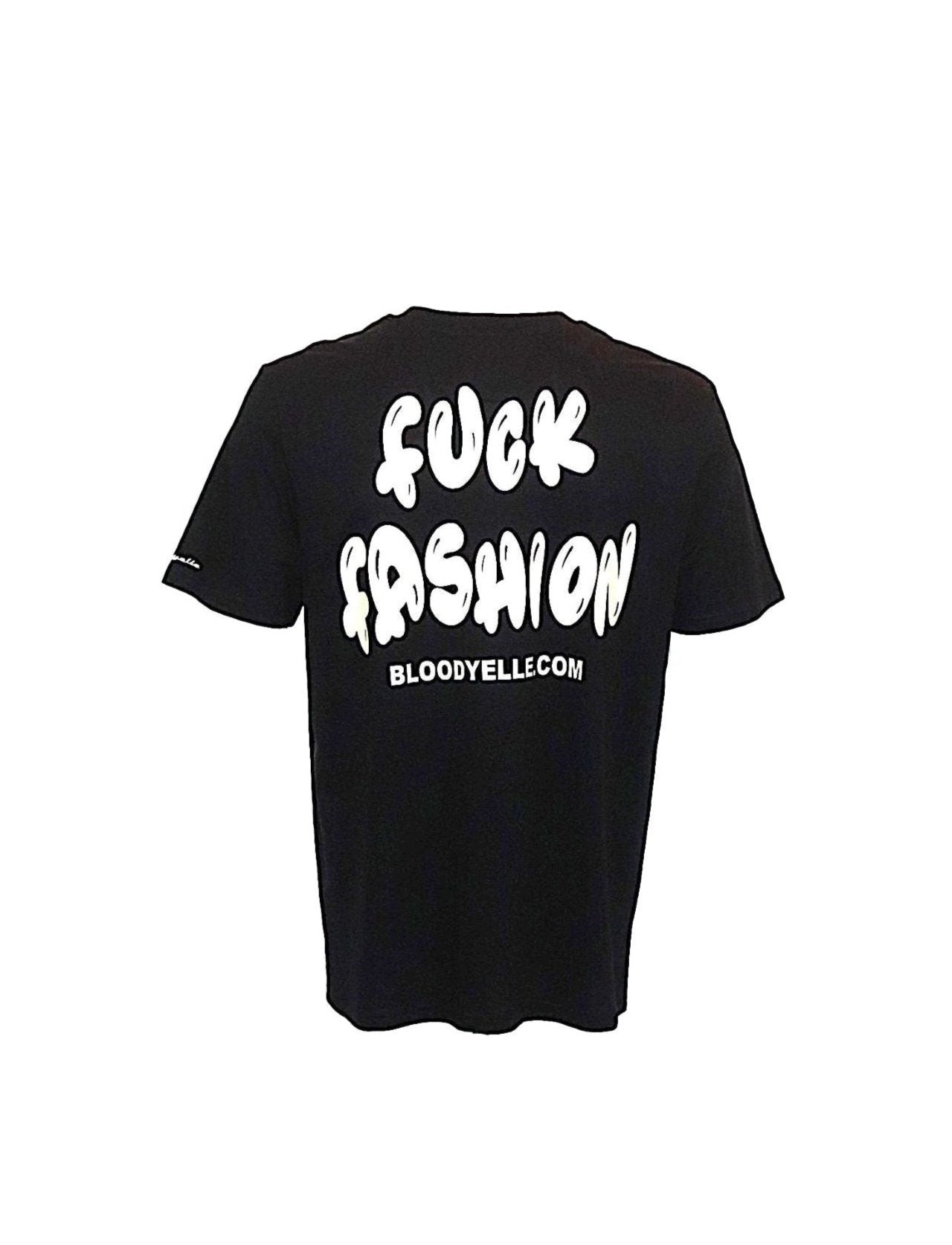 F**K Fashion Black and pale Gold T-Shirt