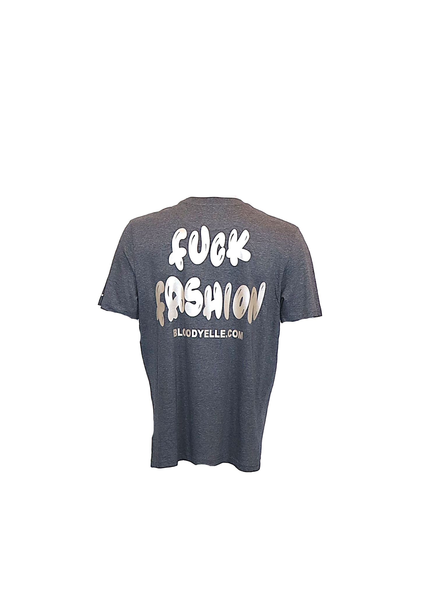 F**K Fashion Light Blue and pale Gold T-Shirt