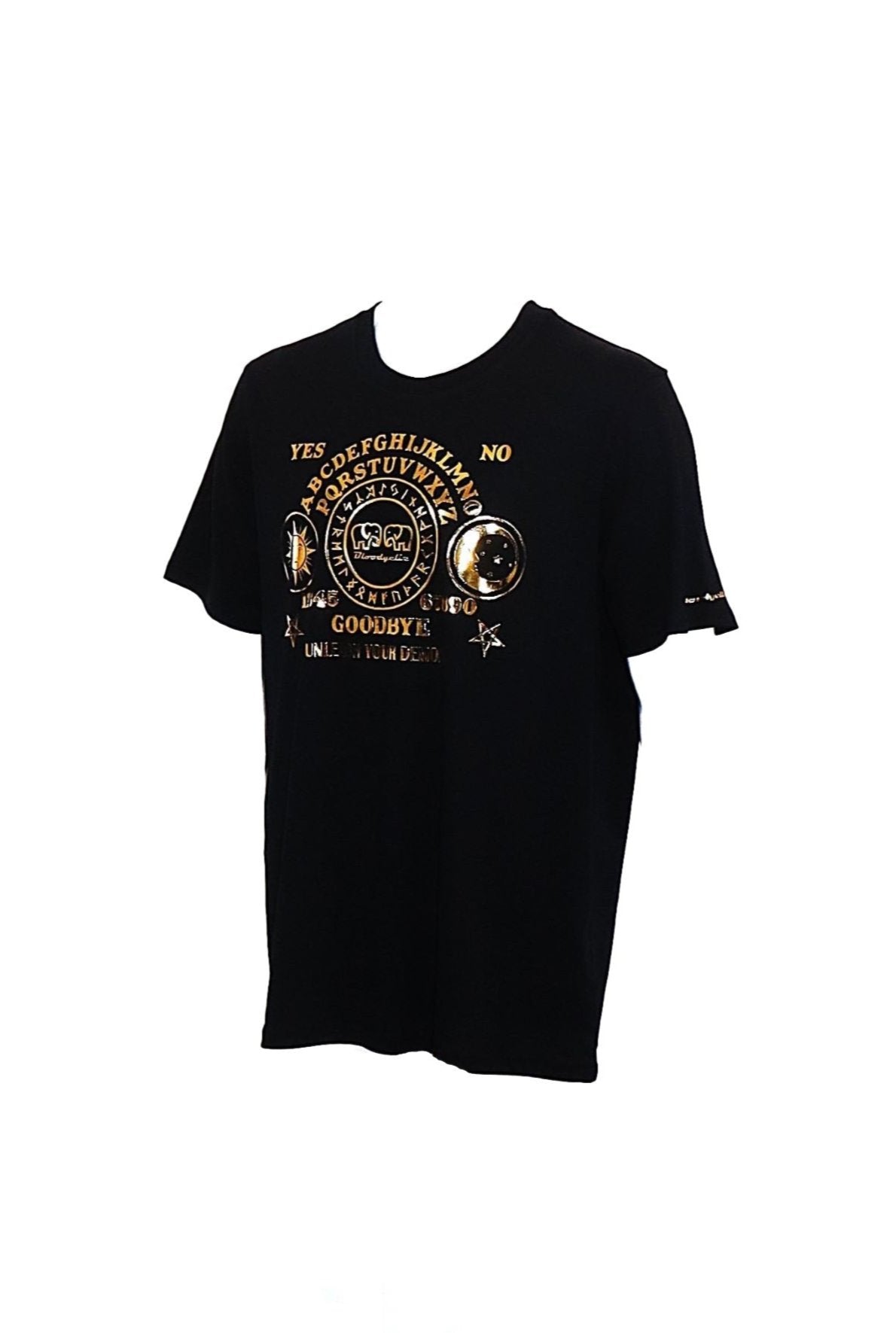 Limited Edition Black and Gold Metallic Ouija T-shirt