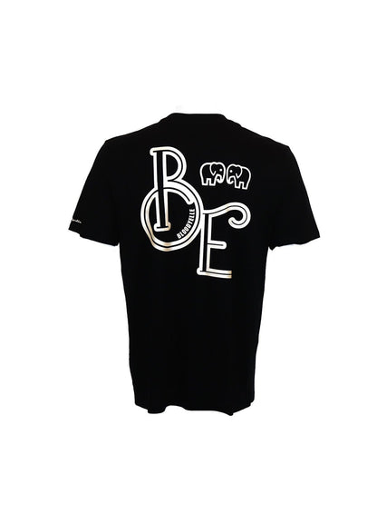 Bloodyelle BE Black with Pale Gold Logo T-Shirt