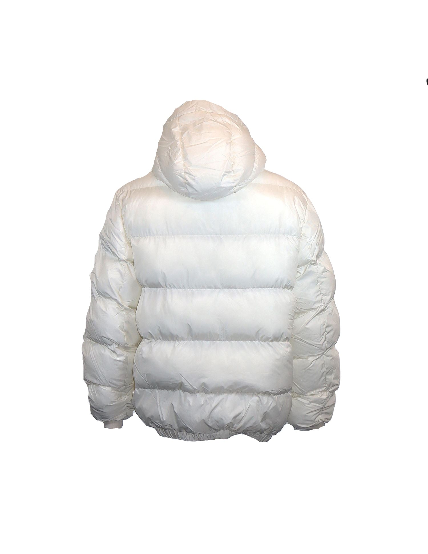 White Heavy Hooded Oversized Puffer Jacket