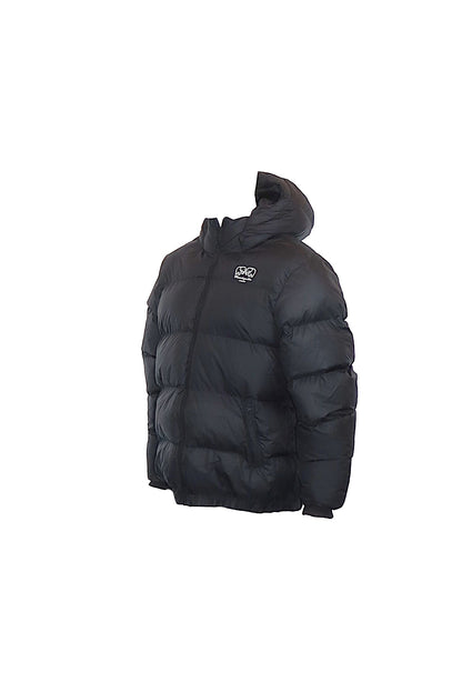 Black Heavy Hooded Oversized Puffer Jacket