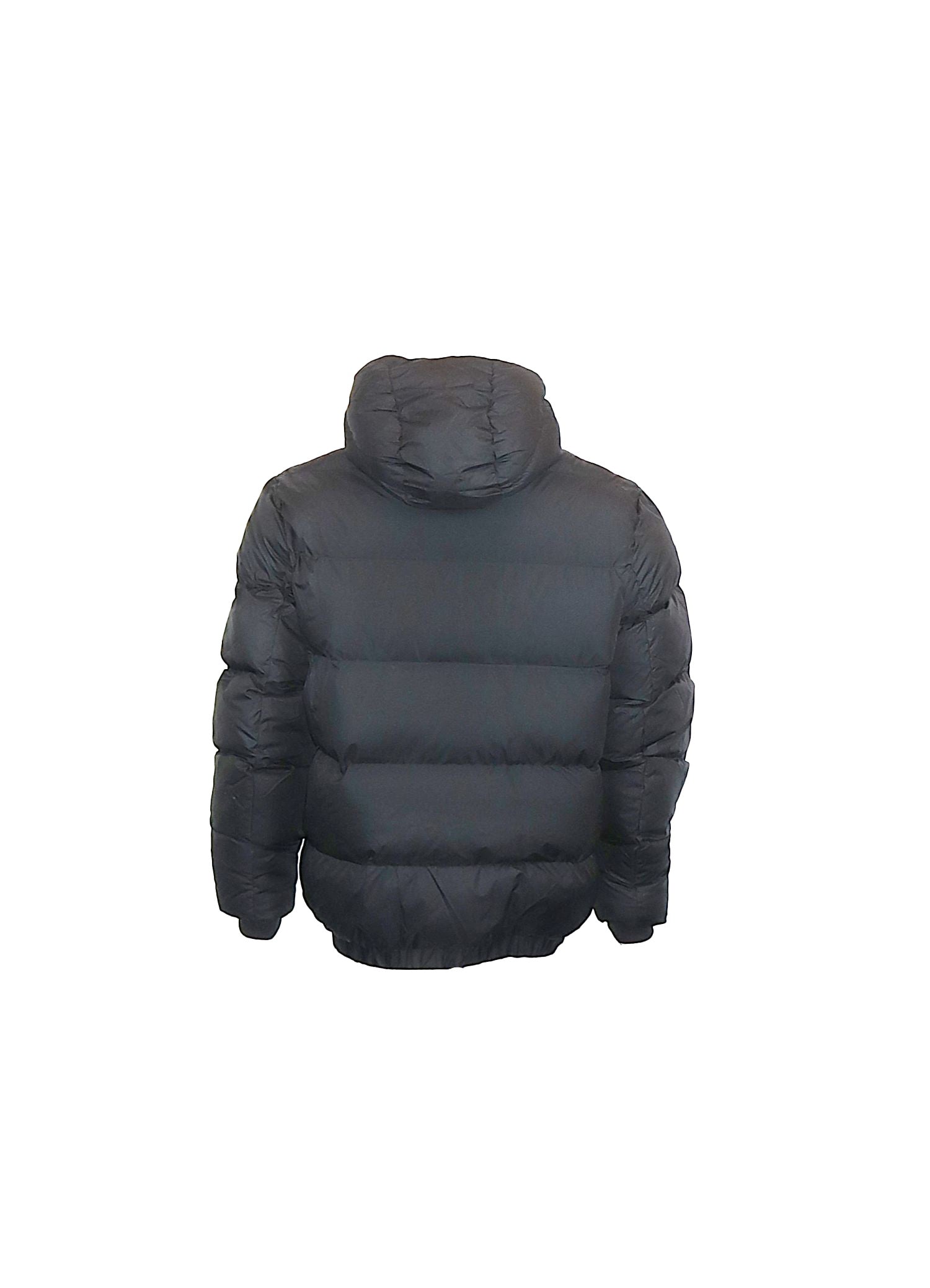 Black Heavy Hooded Oversized Puffer Jacket