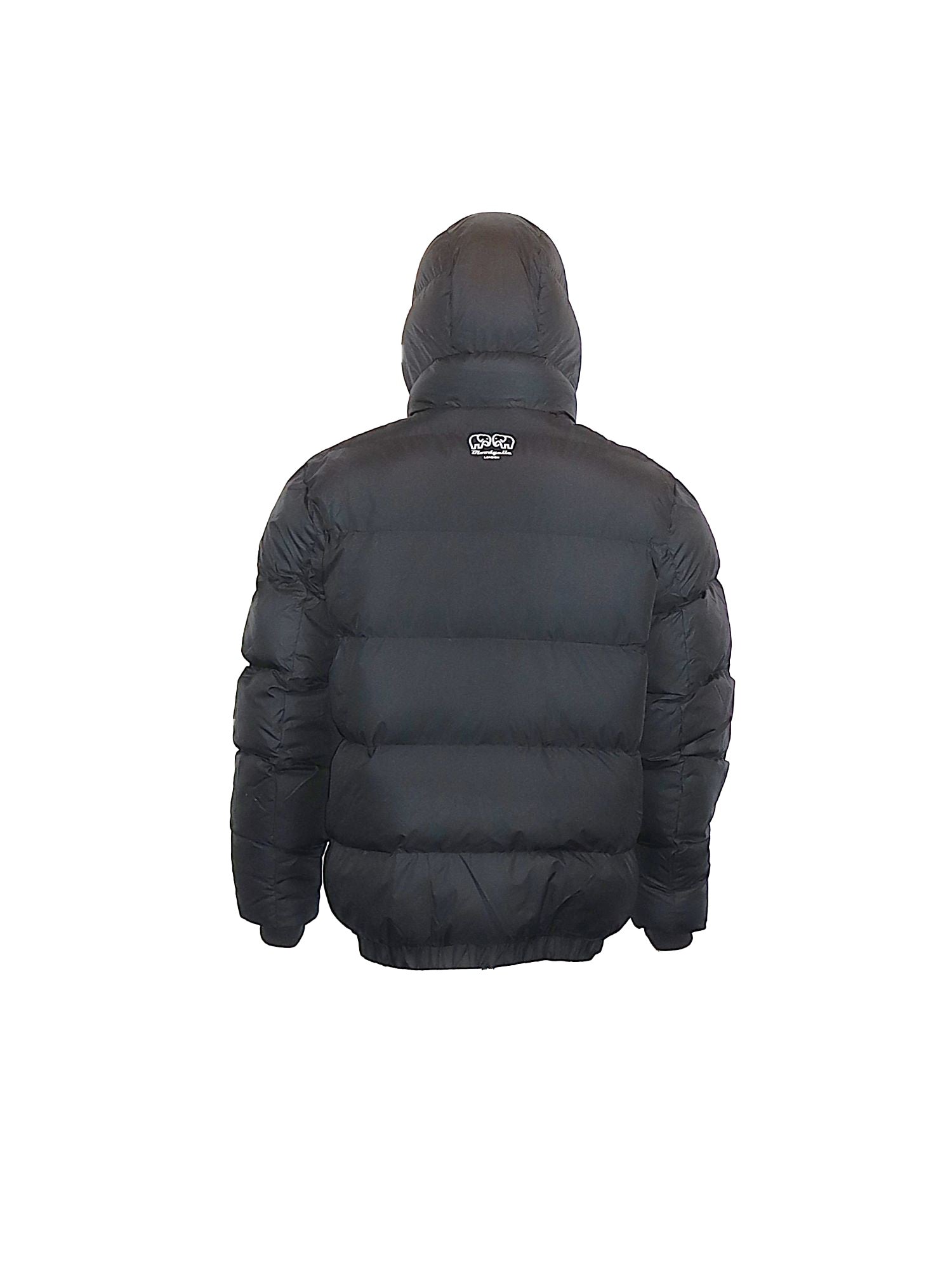 Black Heavy Hooded Oversized Puffer Jacket