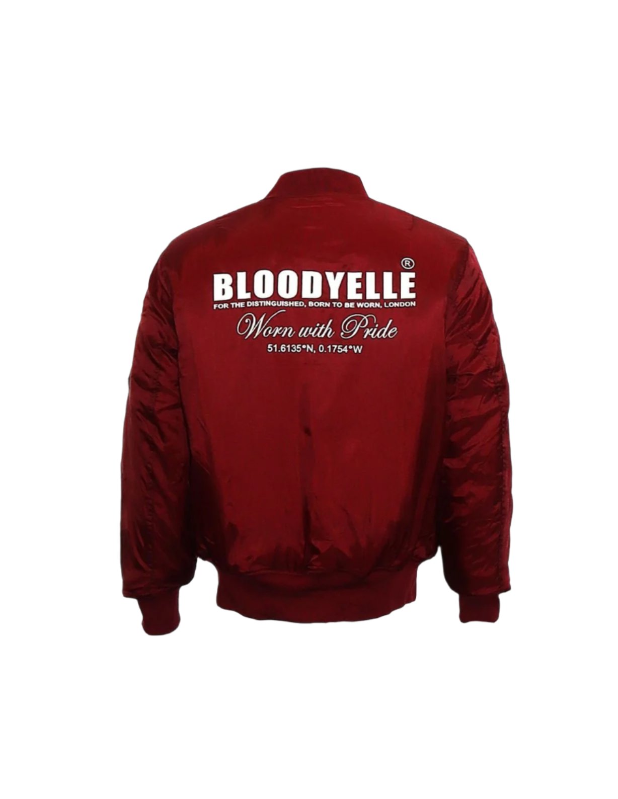 Burgundy Signature Bomber Jacket