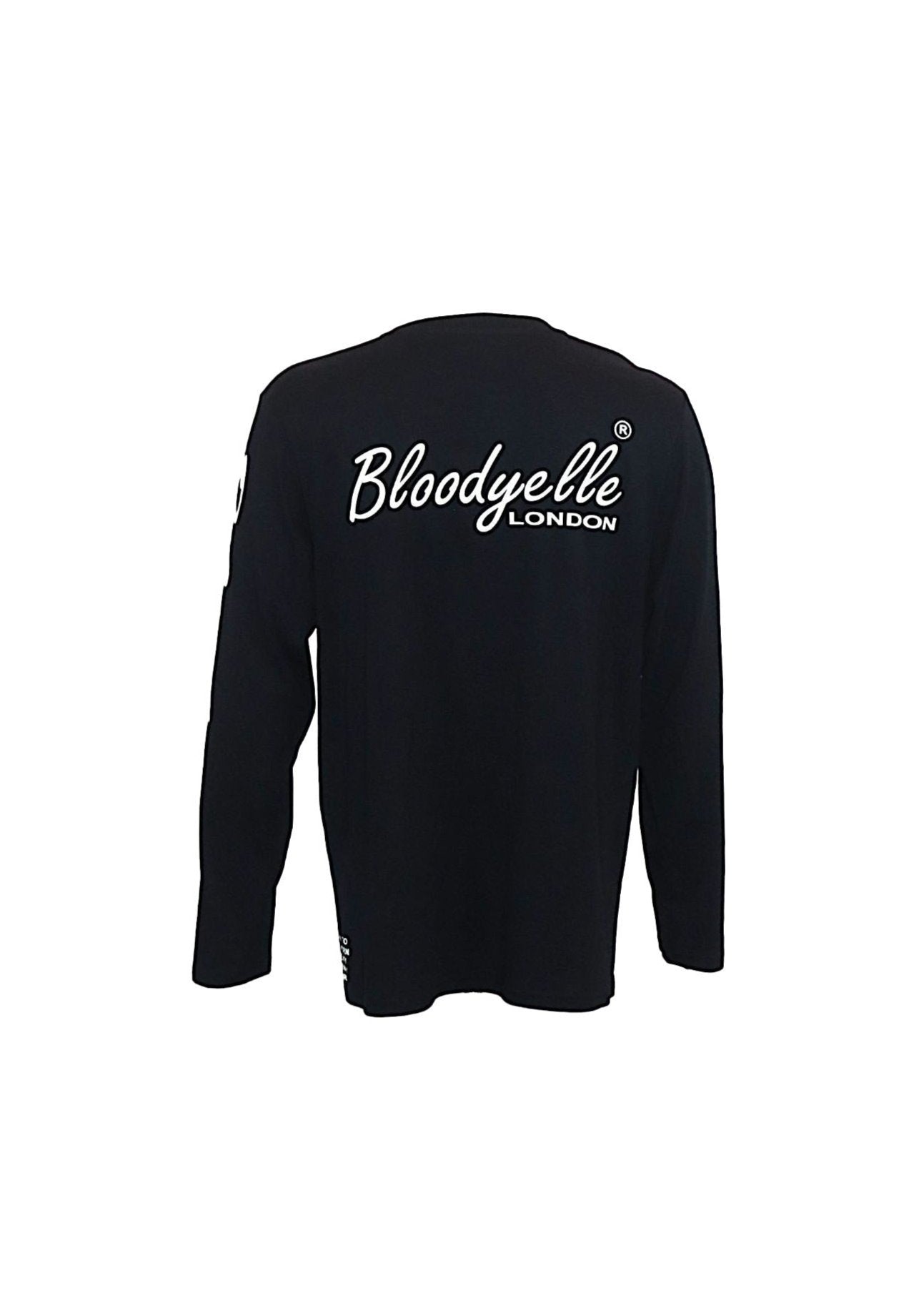 Black with Glow in the Dark Print Signature Long Sleeve T-Shirt