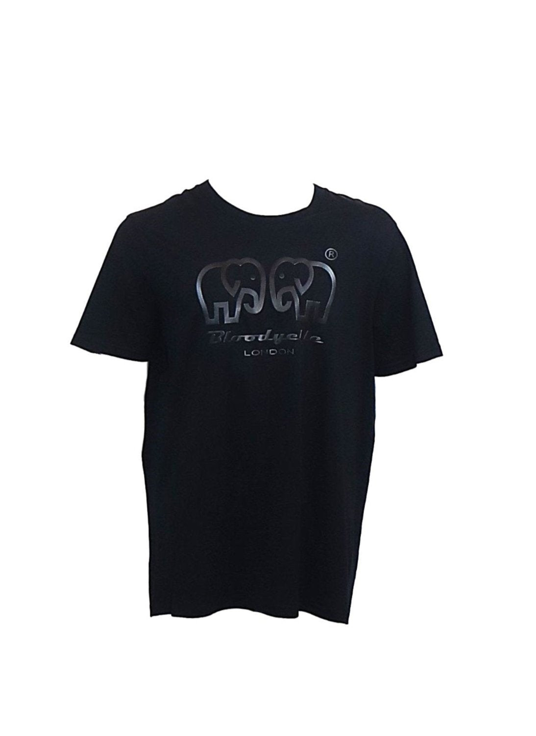 Bloodyelle Elephant Black on Black Raised Logo T-Shirt