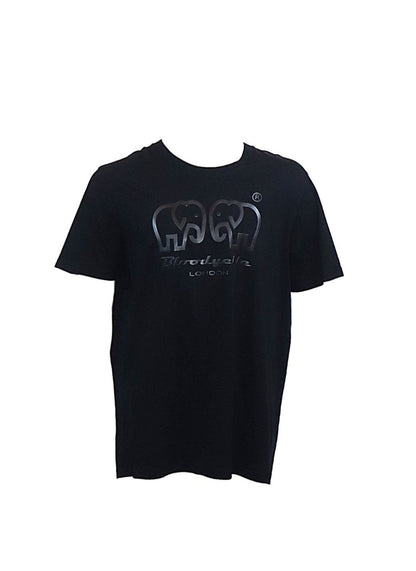 Bloodyelle Elephant Black on Black Raised Logo T-Shirt