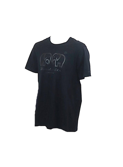 Bloodyelle Elephant Black on Black Raised Logo T-Shirt