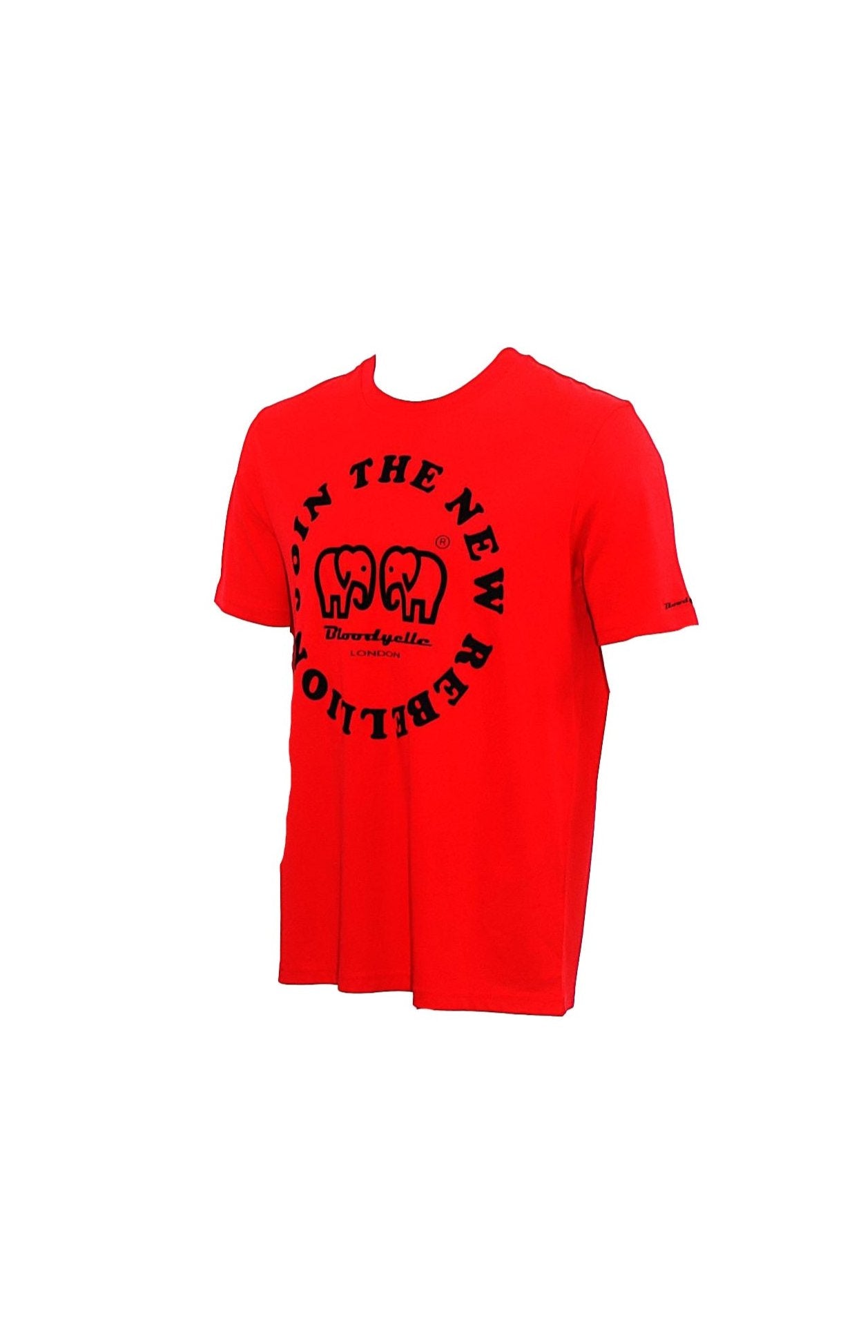 Join The New Rebellion Red with Black Flock T-Shirt