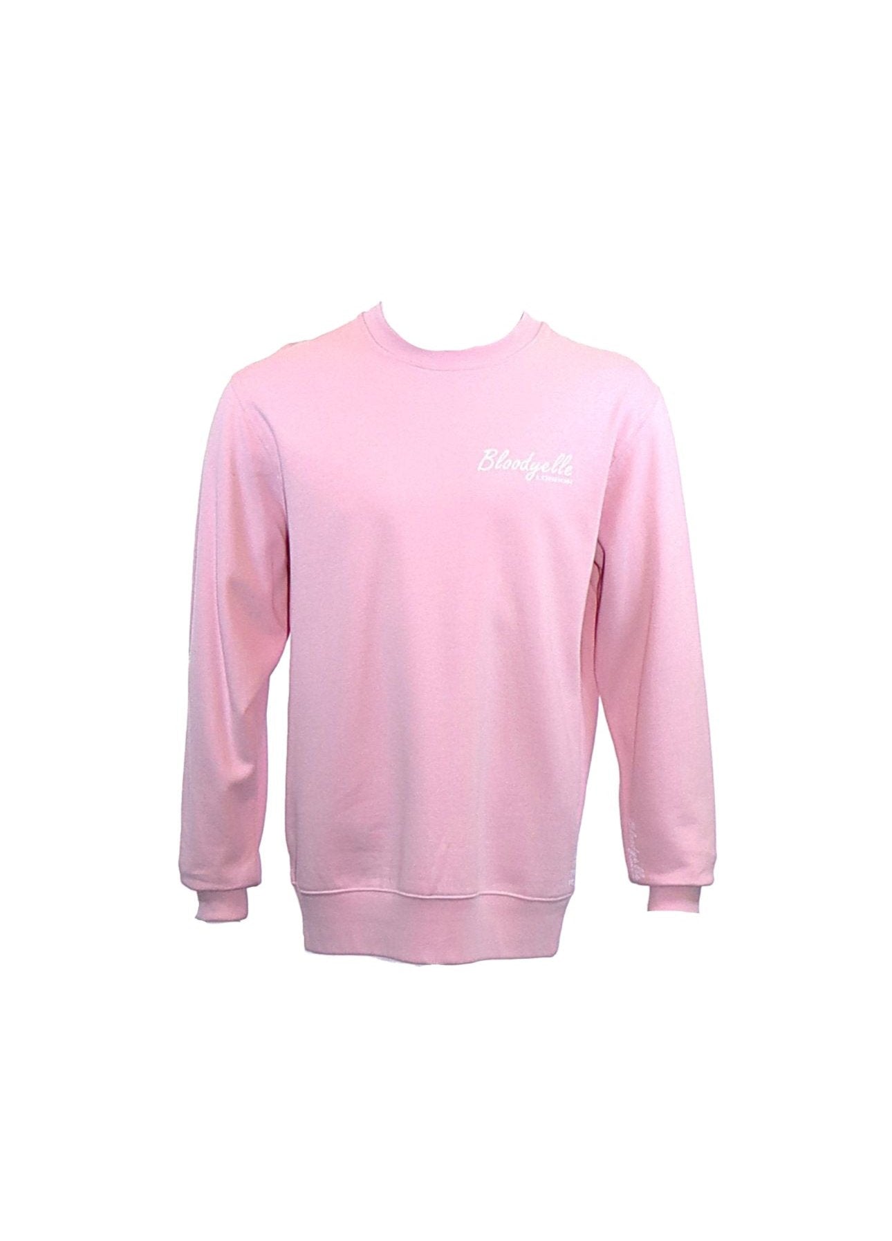 Bloodyelle Pink Signature Sweatshirt with White Flock