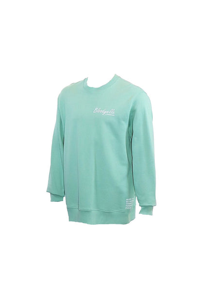 Bloodyelle Misty Jade Signature Sweatshirt with White Flock