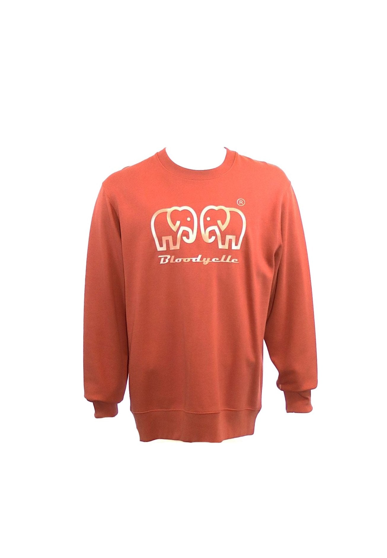 Brown and Rose Gold Elephant logo Brand Sweatshirt