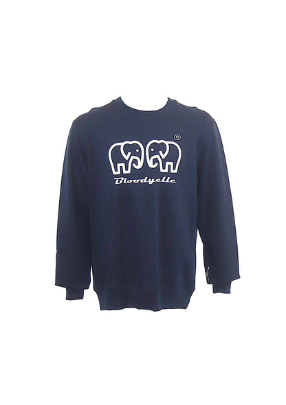 Navy Elephant logo Brand Sweatshirt