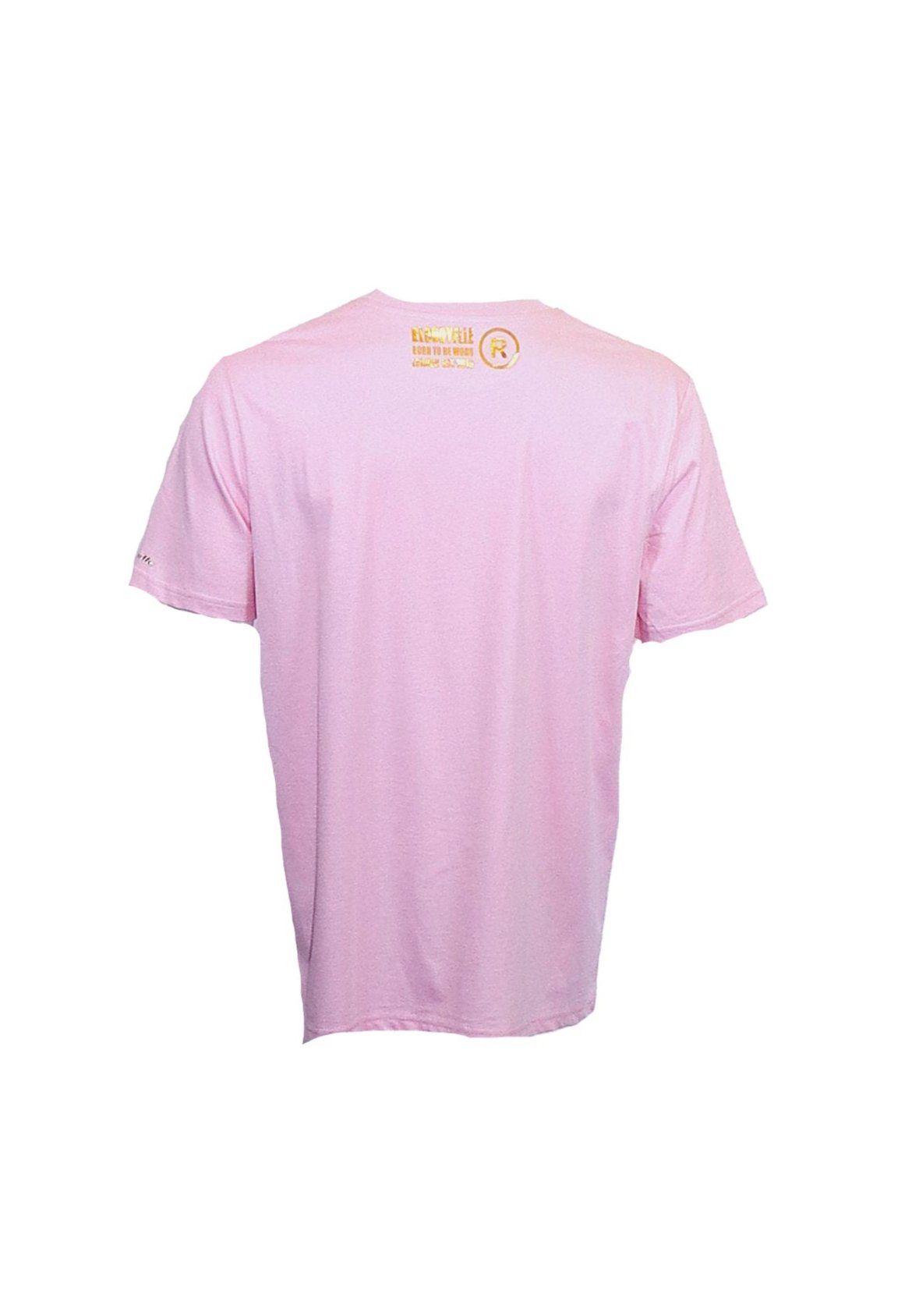 Pink with Metallic Gold Elephant Dot Logo T-Shirt