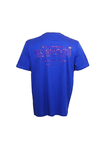 Join the Rebellion and Wear with Pride Royal Blue with Metallic Purple Logo T-Shirt