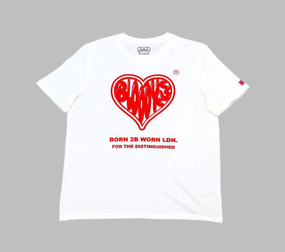 Flock Heart - Limited Edition White and Red T-Shirt