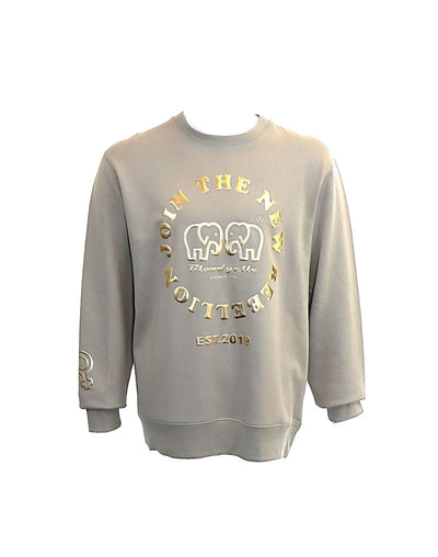 Stone and Gold Puff Sweatshirt