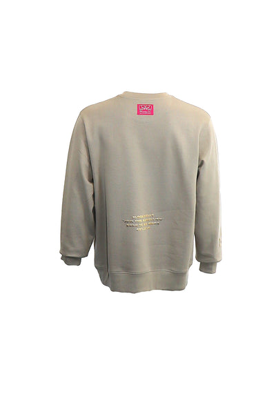 Stone and Gold Puff Sweatshirt