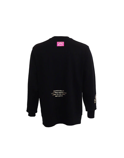 Join the New Rebellion Black and Gold Puff Sweatshirt