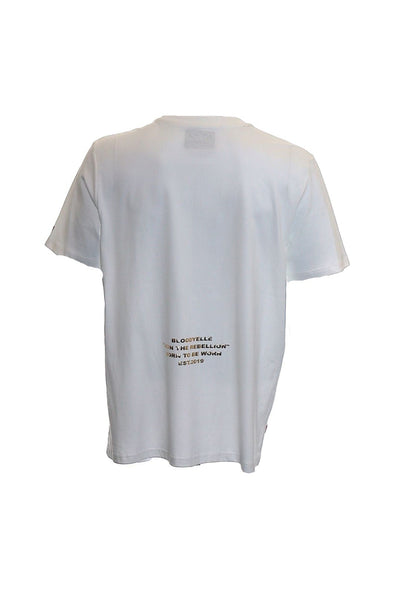 Rebellion White and Gold Puff T-Shirt