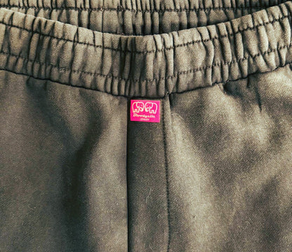 Black and Gold Flock Joggers
