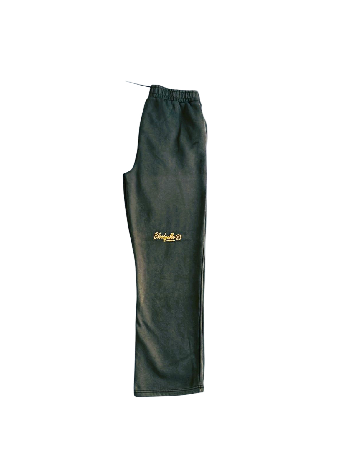 Black and Gold Flock Joggers
