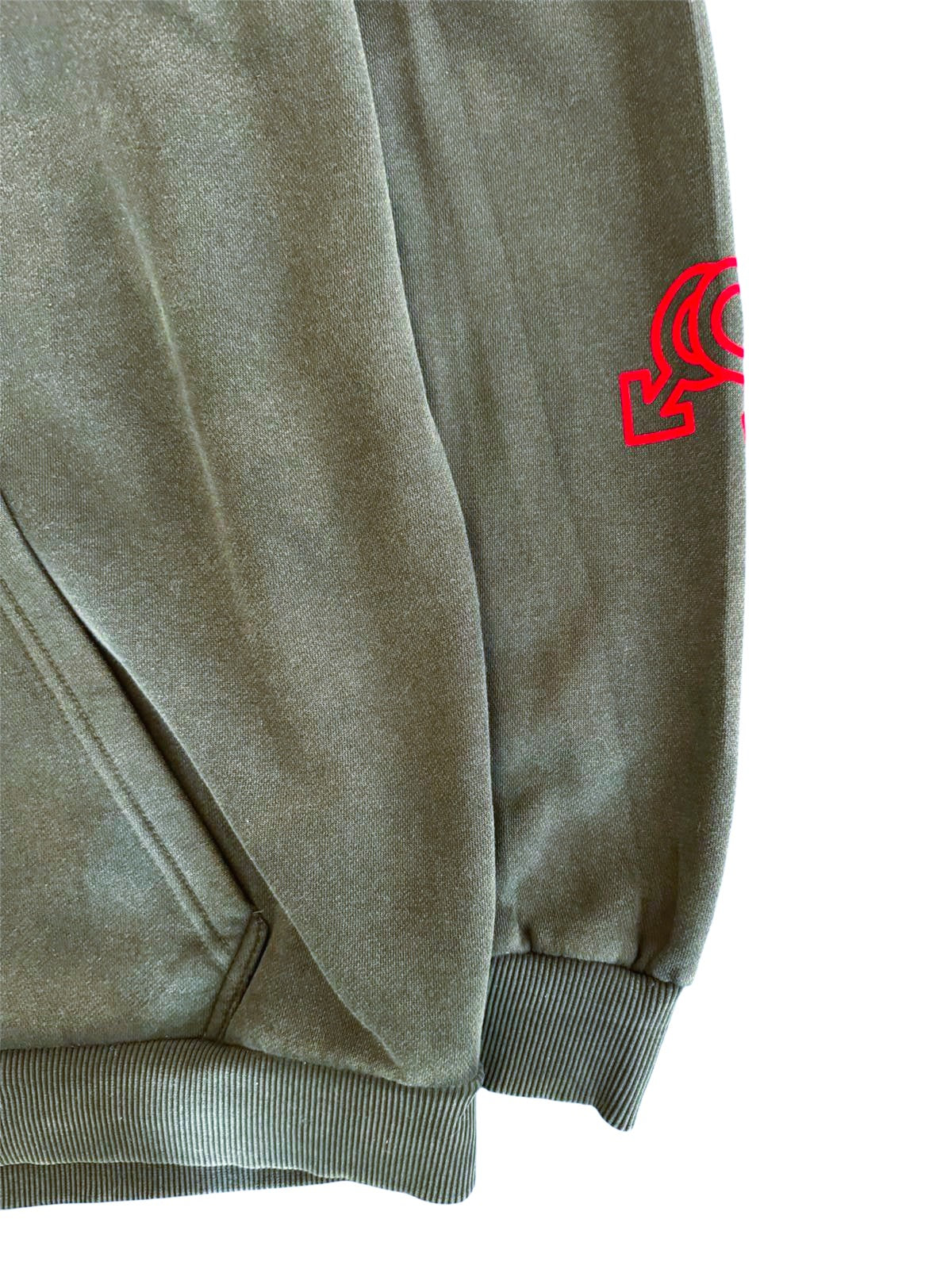 Limited Edition Washes Black and Red Flock Hood