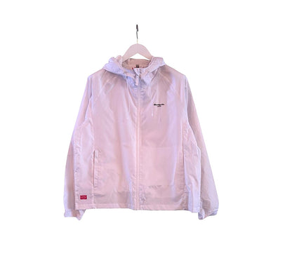 White Windbreaker
