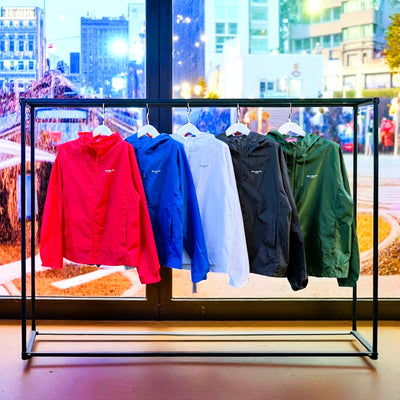 Red Lightweight Streetwear Windbreaker – Bold Urban Jacket