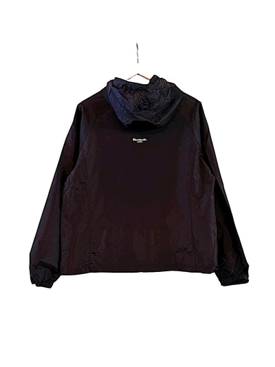 Black Lightweight Streetwear Windbreaker – Bold Urban Jacket