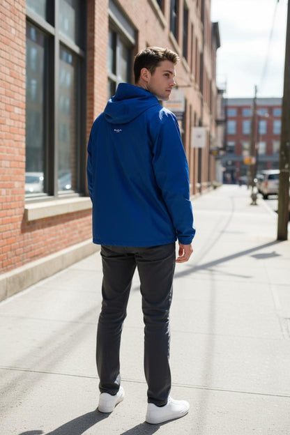 Blue Windbreaker