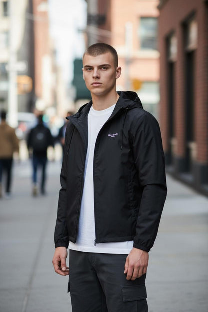 Black Windbreaker
