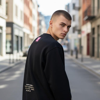 Join the New Rebellion Black and Gold Puff Sweatshirt