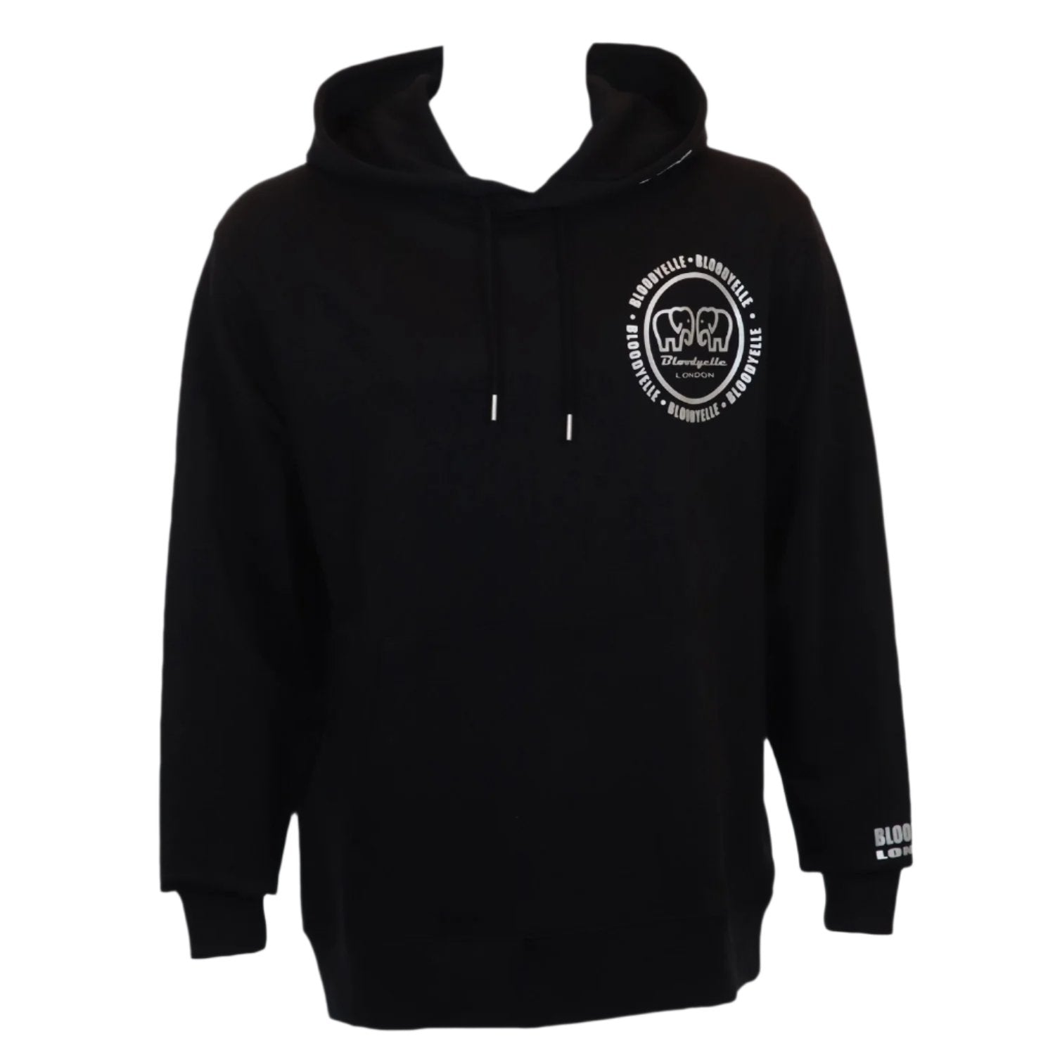 Hoodie Black w/ White Logo