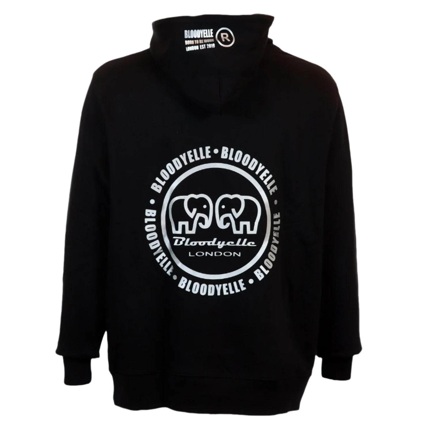 Hoodie Black w/ White Logo