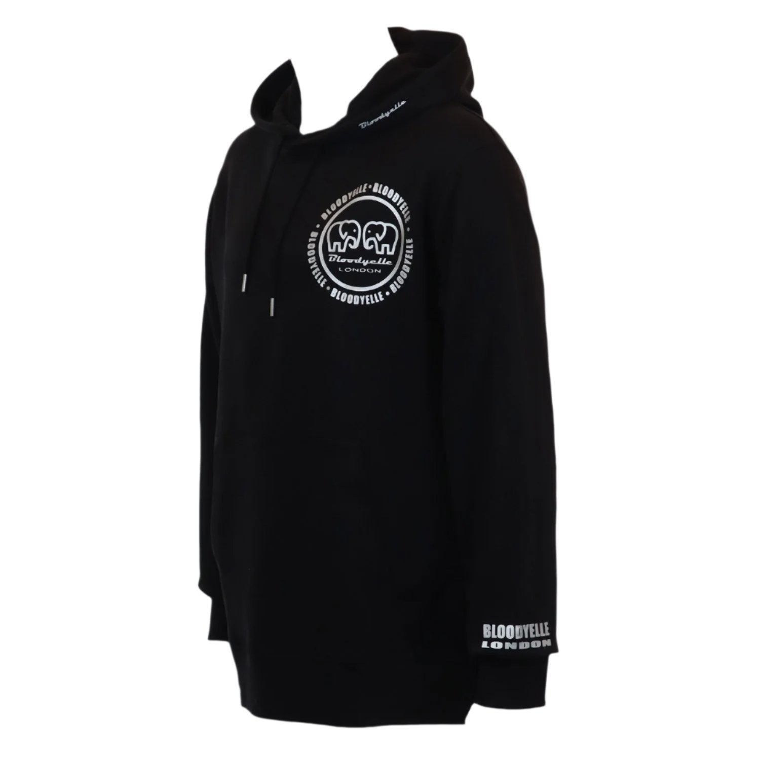 Hoodie Black w/ White Logo