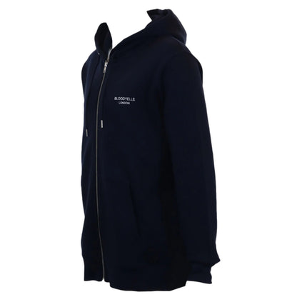 Hoodie Navy Blue w/ White Logo