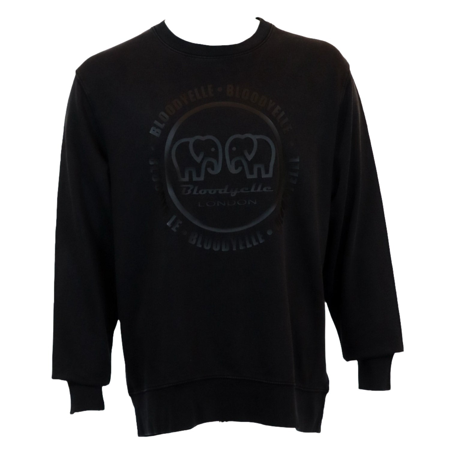 Bloodyelle black and Black Infinity Logo Sweatshirt