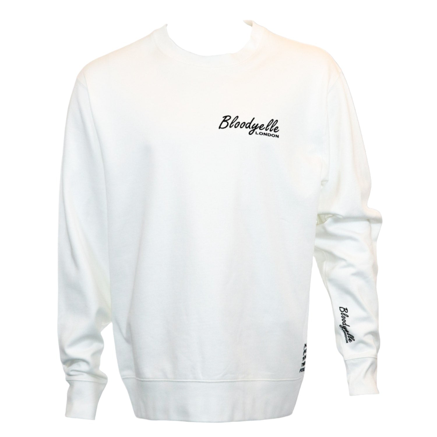 Bloodyelle Off White Signature Sweatshirt with Black Flock