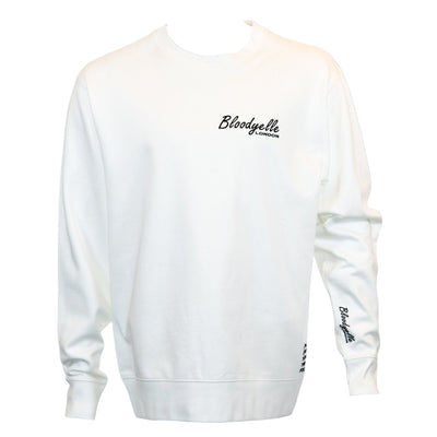 Bloodyelle Off White Signature Sweatshirt with Black Flock
