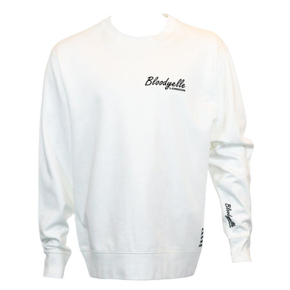 Bloodyelle Off White Signature Sweatshirt with Black Flock