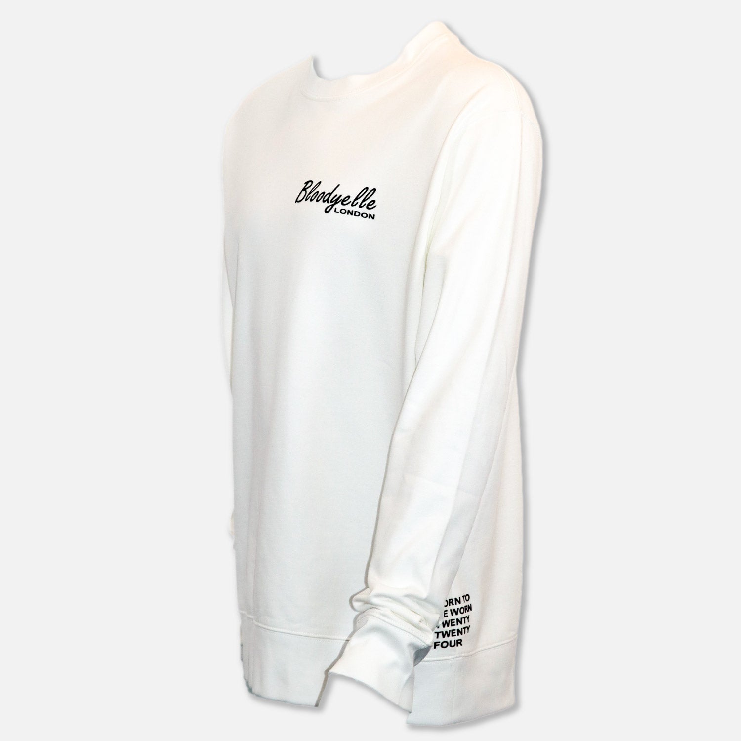 Bloodyelle Off White Signature Sweatshirt with Black Flock