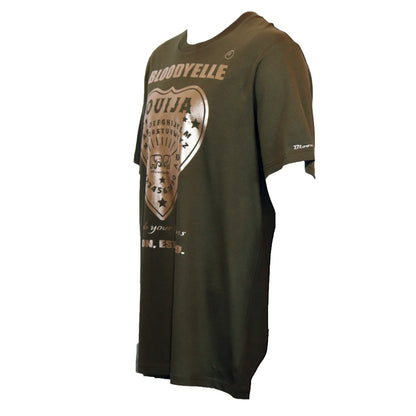 T-Shirt OUIJA Army Green w/ Gold Design