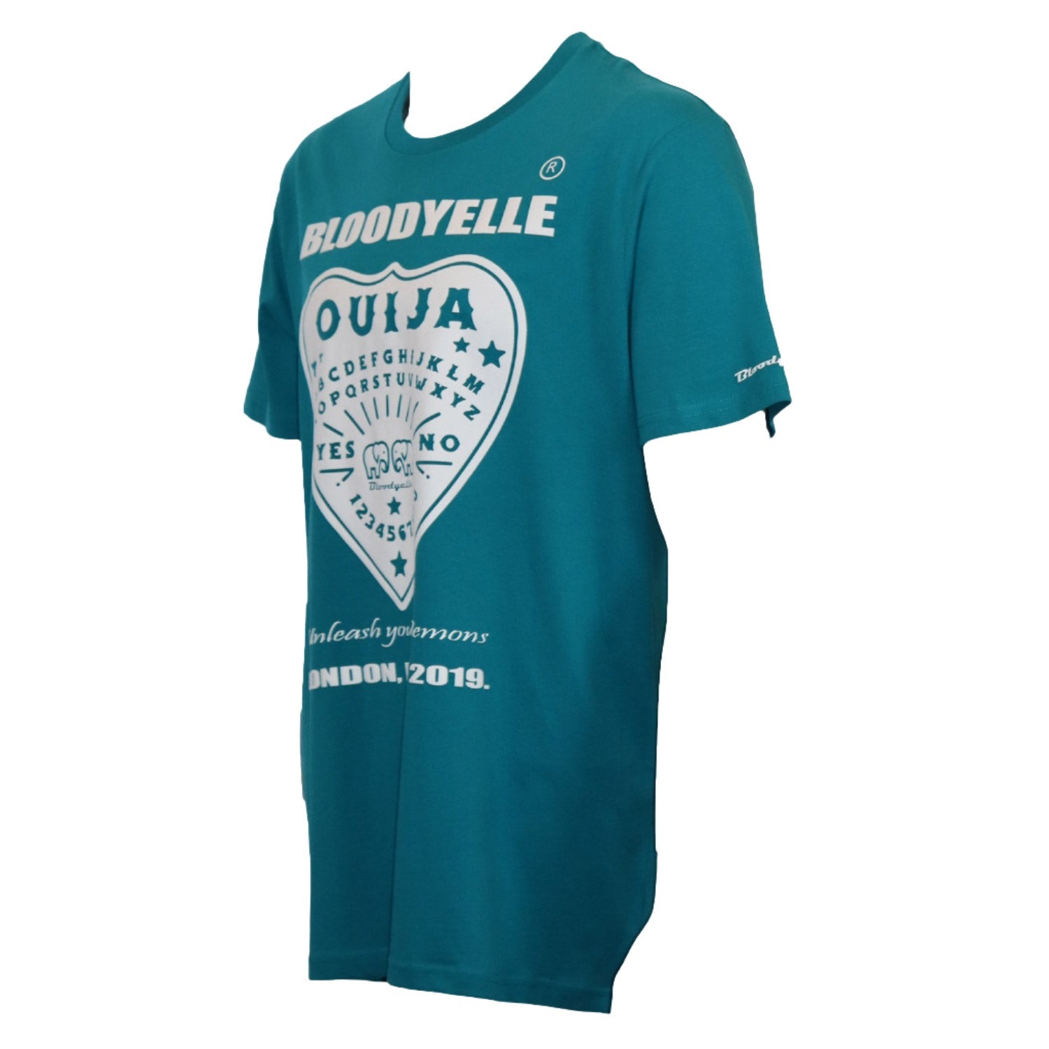 T-Shirt OUIJA Teal w/ White Design