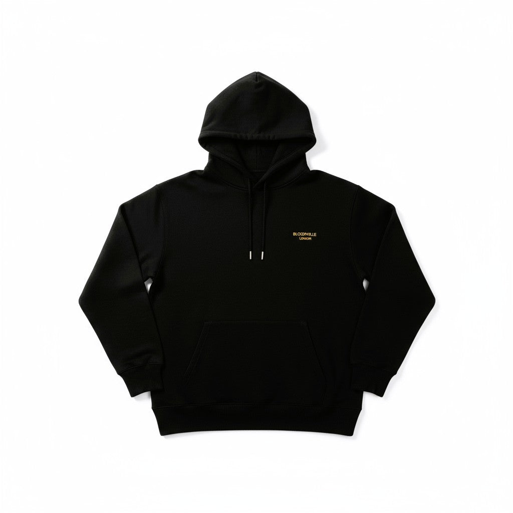 Hoodie Black w/ Rose Gold Logo