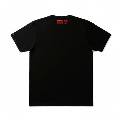 Greek Legends 2 Black with Red Flock T-Shirt
