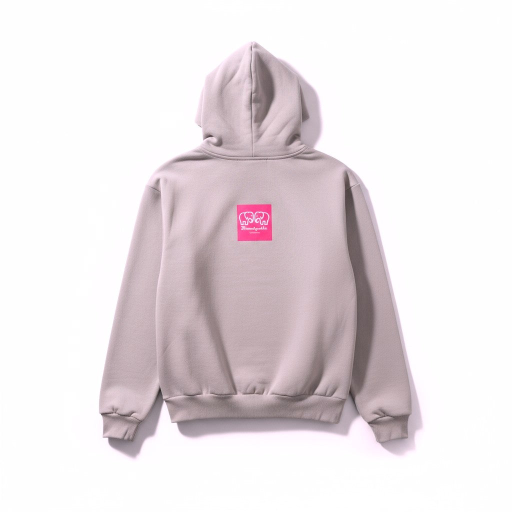 Limited Edition Double Zip Stone Bloodyelle Hoodie