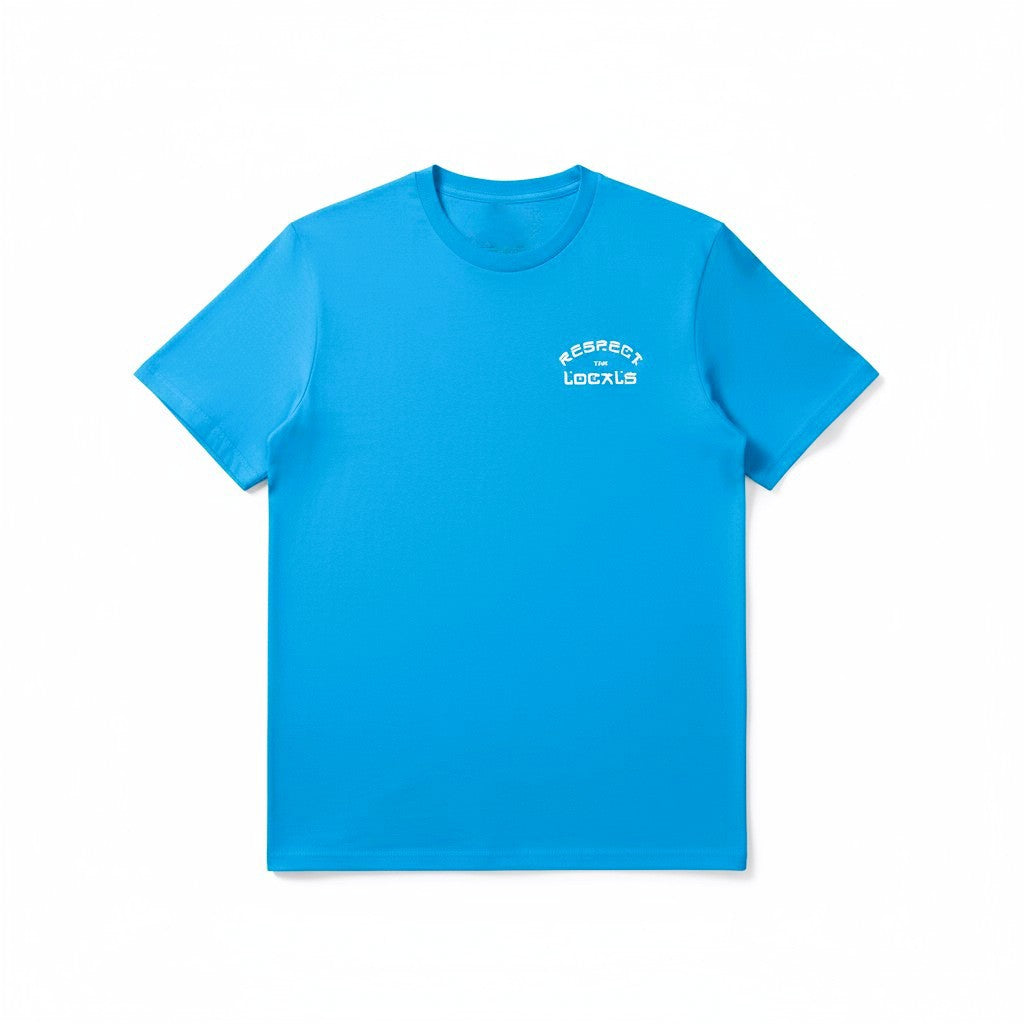 Blue Respect The Locals T-Shirt