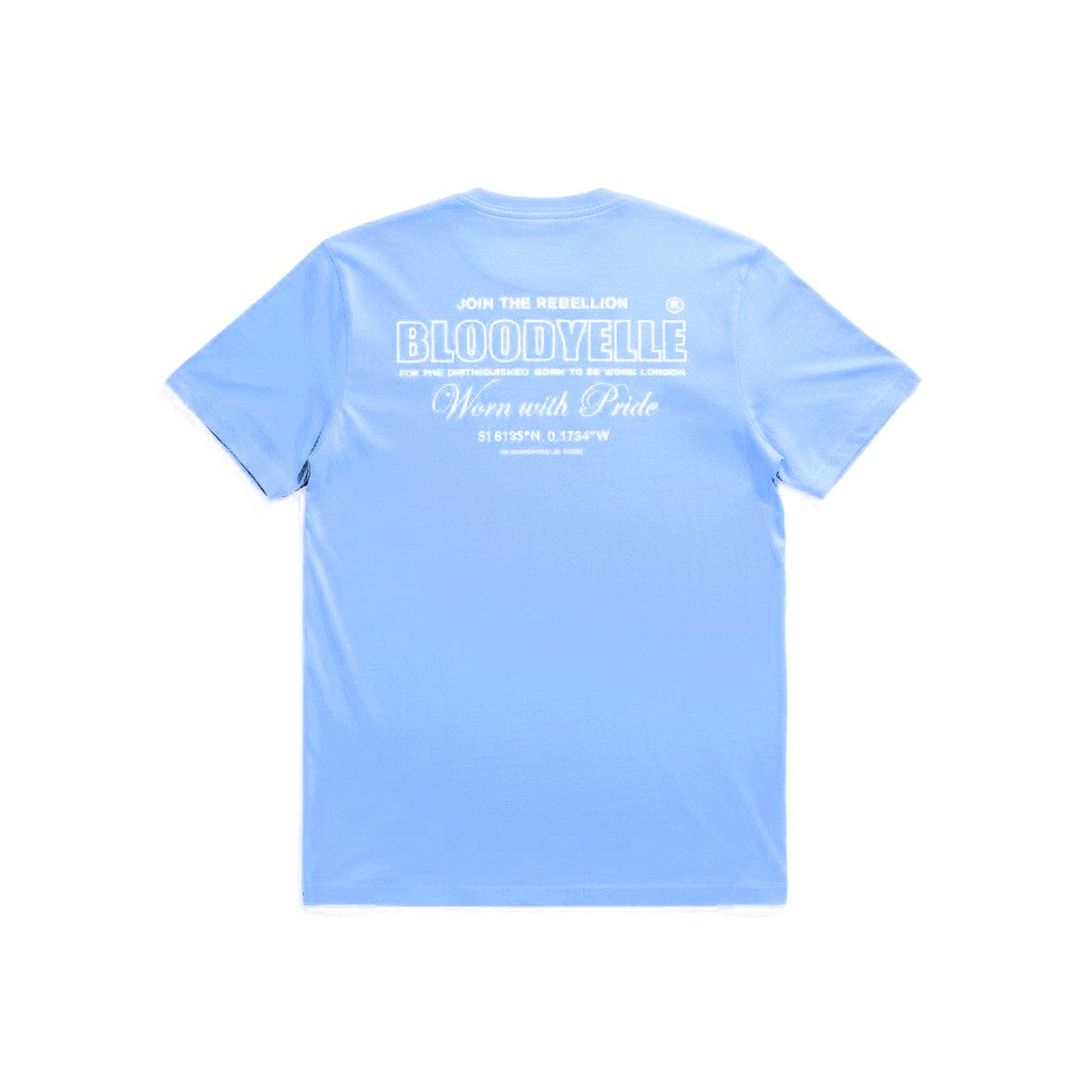 Wear with Pride Light Blue with Beige Logo T-Shirt